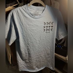 Empyre- oversized tee in the color blue size (L)